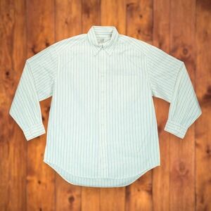 Vintage Gap Men's Dress Shirt Striped  Long‎ Sleeve Button Down Size Medium